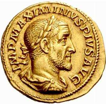 File:Aureus of Maximinus I (obverse).jpg