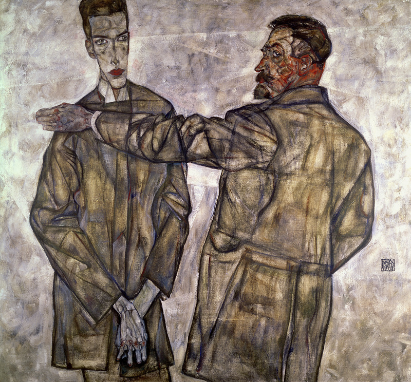 File:Egon Schiele - Doppelbildnis Heinrich und Otto Benesch.jpg - Wikimedia  Commons