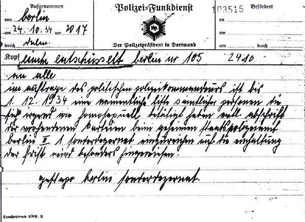 File:Gestapo radio-telegram for list of suspected homosexuals. Transcribed for chief of police in Dortmund.jpg