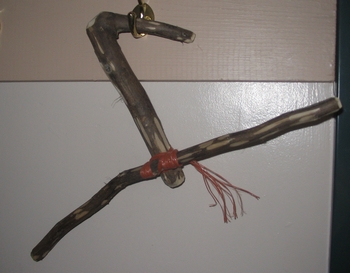 Lashed Coat Hanger