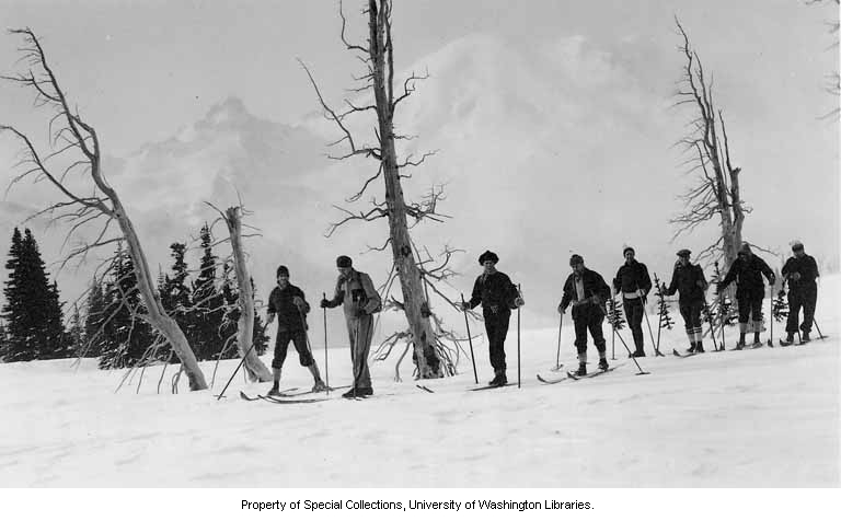 File:Members of the SOYP club cross country skiing, Mount Rainier National Park (513806653).jpg