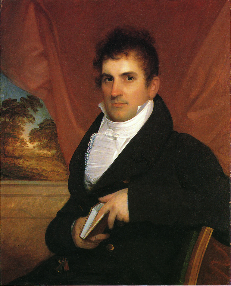 ''Philip Hone'', oil on canvas, [[John Wesley Jarvis]], 1809. [[DeYoung Museum]]