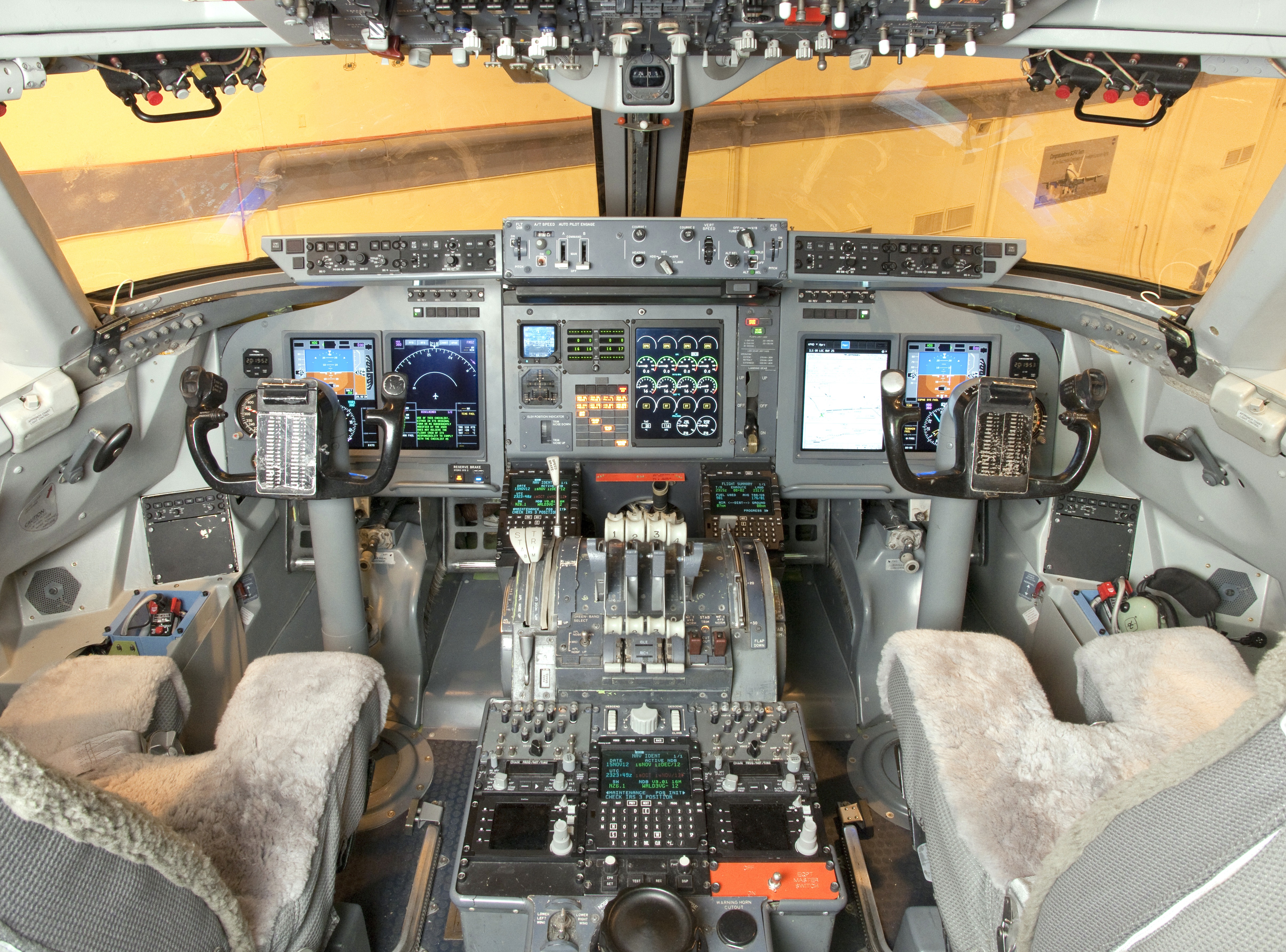 747 SP Cockpit