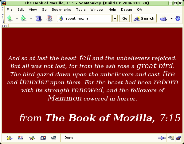 File:Seamonkey screenshot on Linux.png