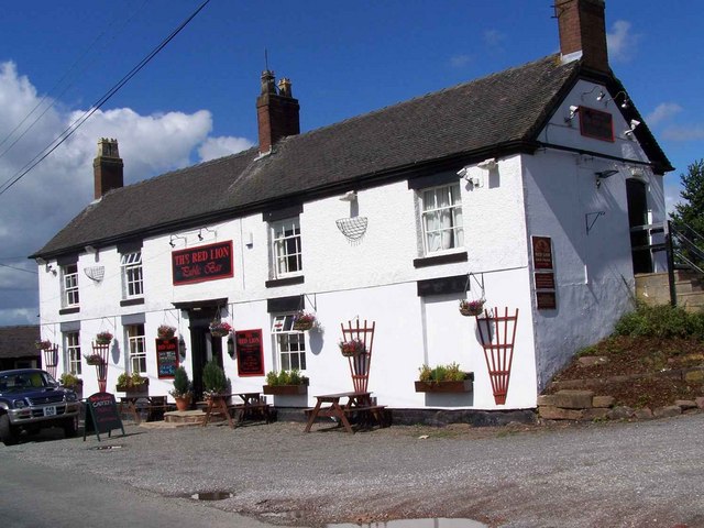 The Red Lion, Wistanswick - geograph.org.uk - 228273