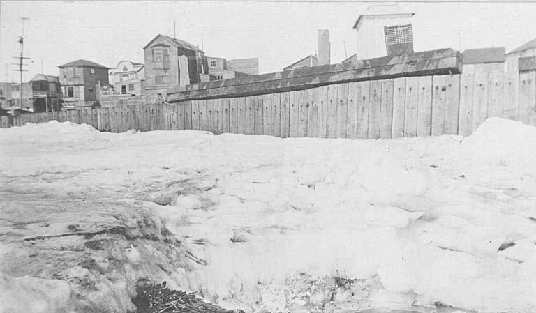 File:Thickness of ice at head of an ice cut during the breakup of ice in Nome harbor, Alaksa, 1921 (AL+CA 2516).jpg