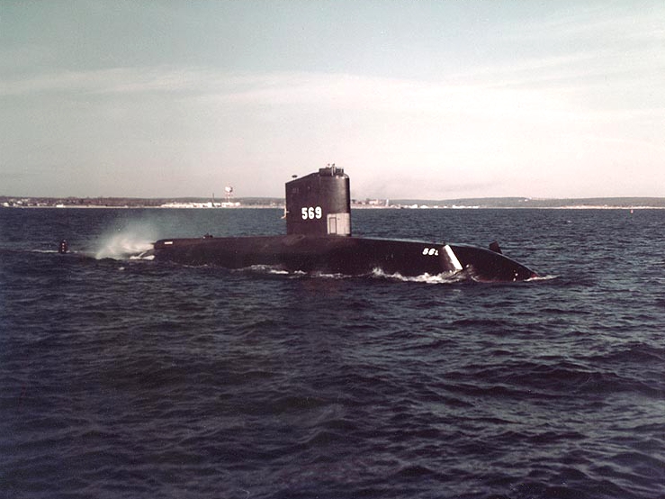 File:USS Albacore (AGSS-569) underway off Newport, Rhode Island (USA), on 11 March 1957 (80-G-K-22262).jpg