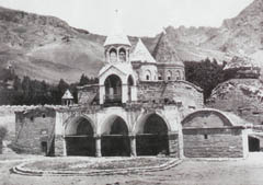 The Monastery of Varag (11th century) at the foot of Mount Varag near Van