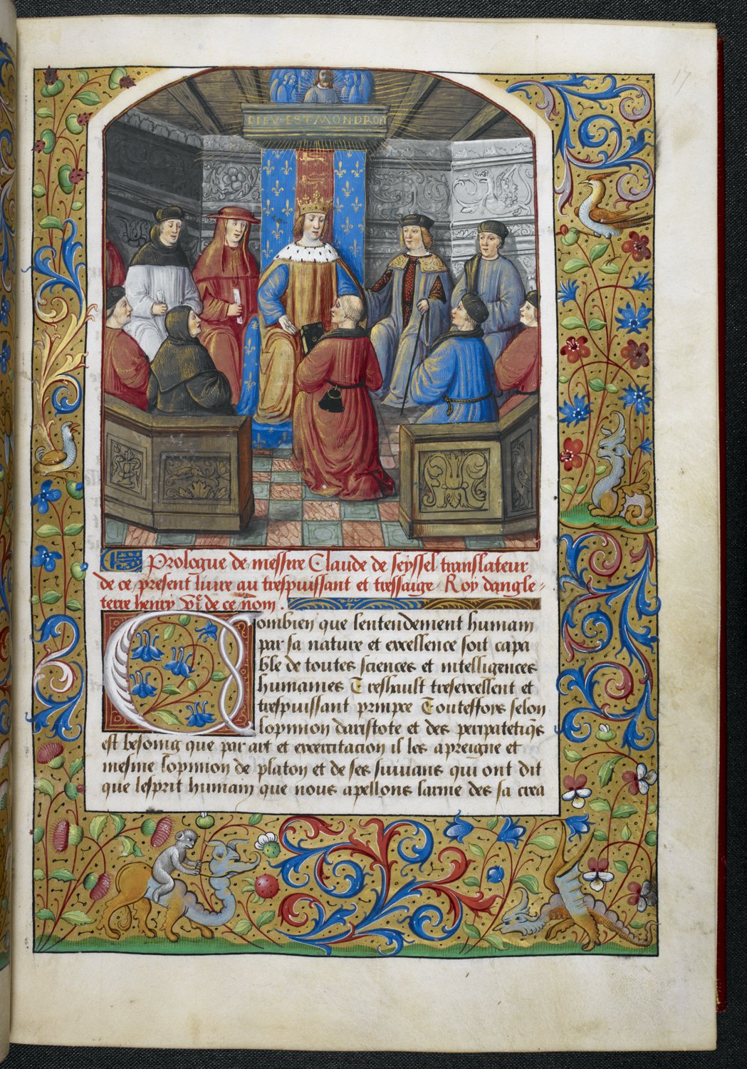 File:Xenophon translated by Seyssel - BL Royal 19 C VI f17 (Henry VII receiving the book).jpg - Wikimedia Commons