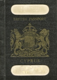 Old British Cyprus passport.
