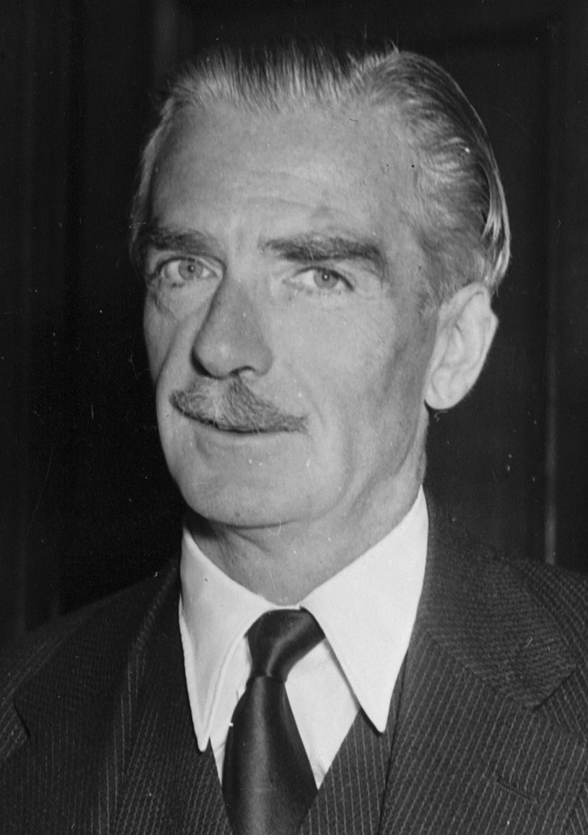 File Georges Bidault Anthony Eden And John Foster Dulles Cropped Jpg Wikimedia Commons