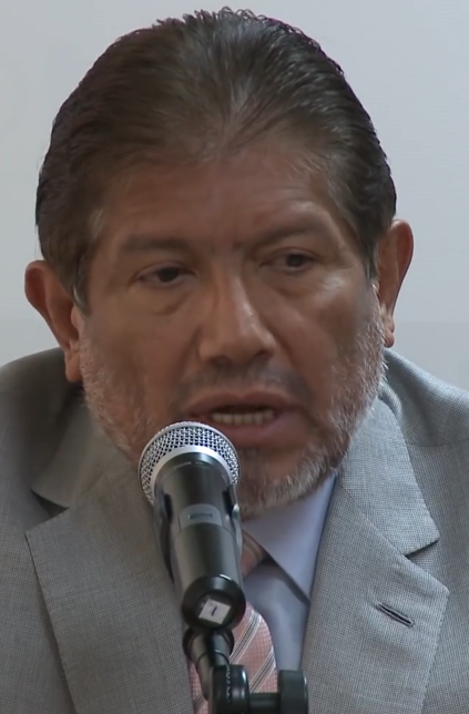 Osorio at a press conference in 2017