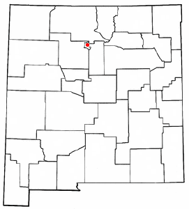 Vị trí của Los Alamos tại New Mexico