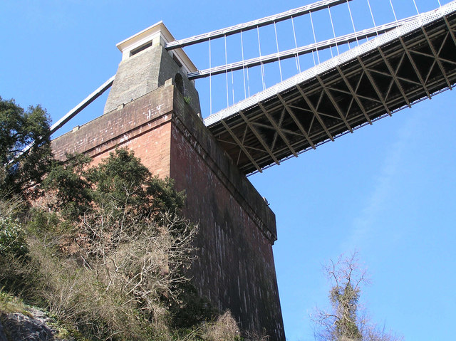 File:Pier of Clifton Suspension Bridge - geograph.org.uk - 1216963.jpg