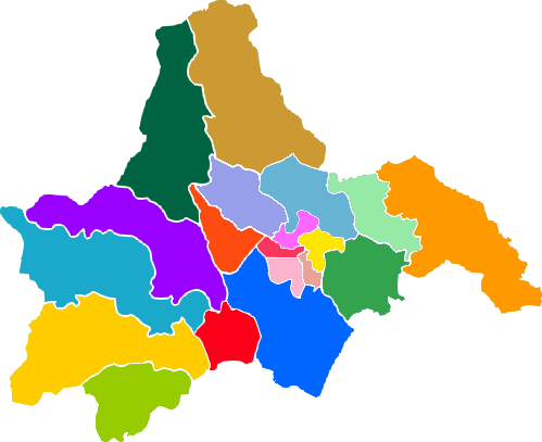 File:Subdivisions of Chengdu-China.png