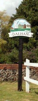 File:The village sign at Dalham - geograph.org.uk - 525343 (cropped).jpg