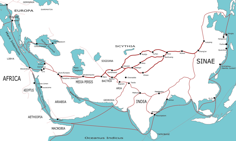 chinese silk road trade