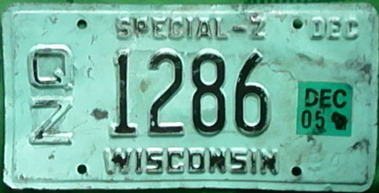 2005 Wisconsin Special-Z (insert sticker