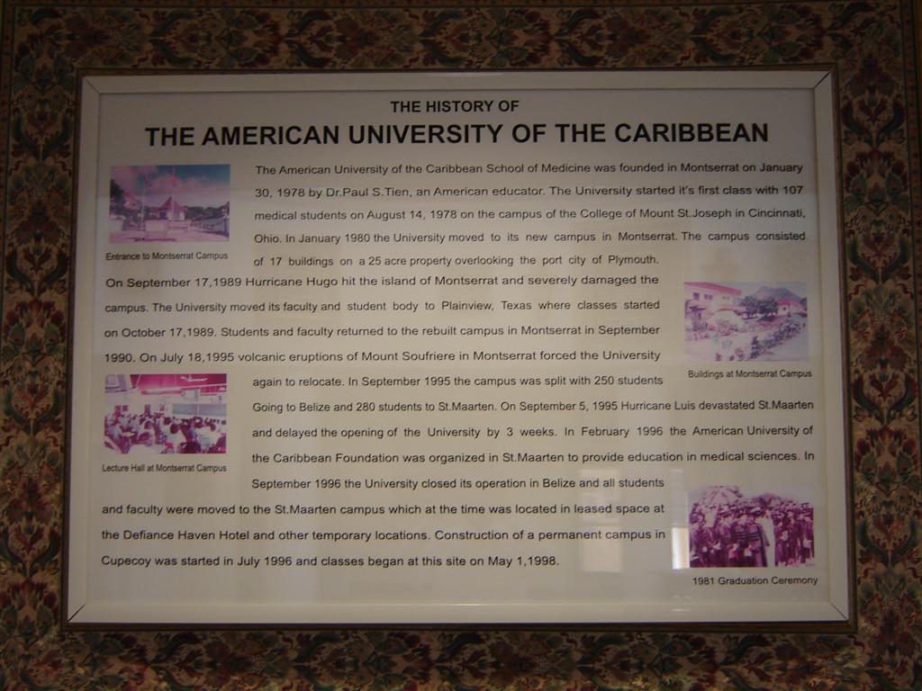 History of AUC in a Plaque