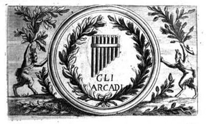 Stamp of the Academy of Arcadia
