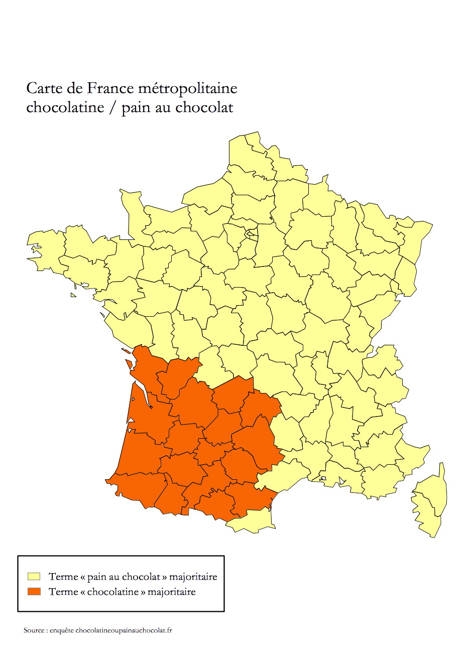 Chocolatines vs pains au chocolat