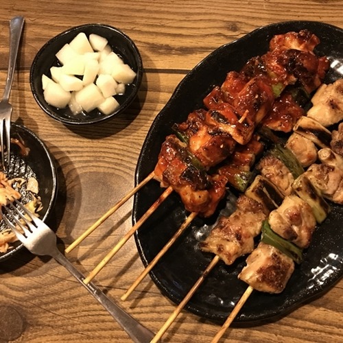Korean Chicken Skewers (Dakkochi) - My Korean Kitchen