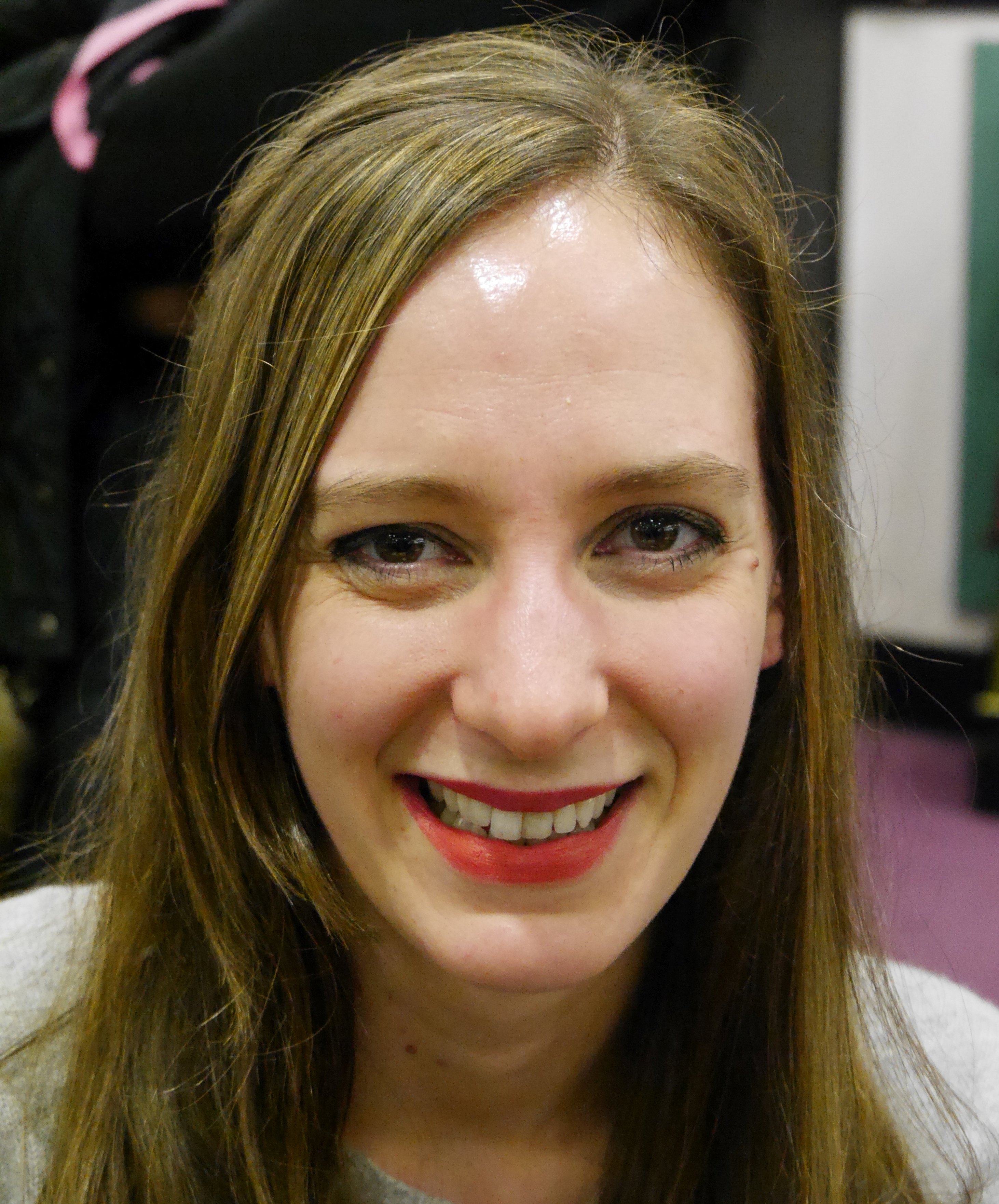 Holly Bourne, [[Waterstones]], Piccadilly, London, December 2018