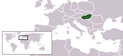 Location of Hungary 1953 (from 1949)