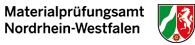 Logo for statskontoret for materialtesting i Nordrhein-Westfalen