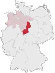 Quartier gouvernemental de Braunschweig - Localisation