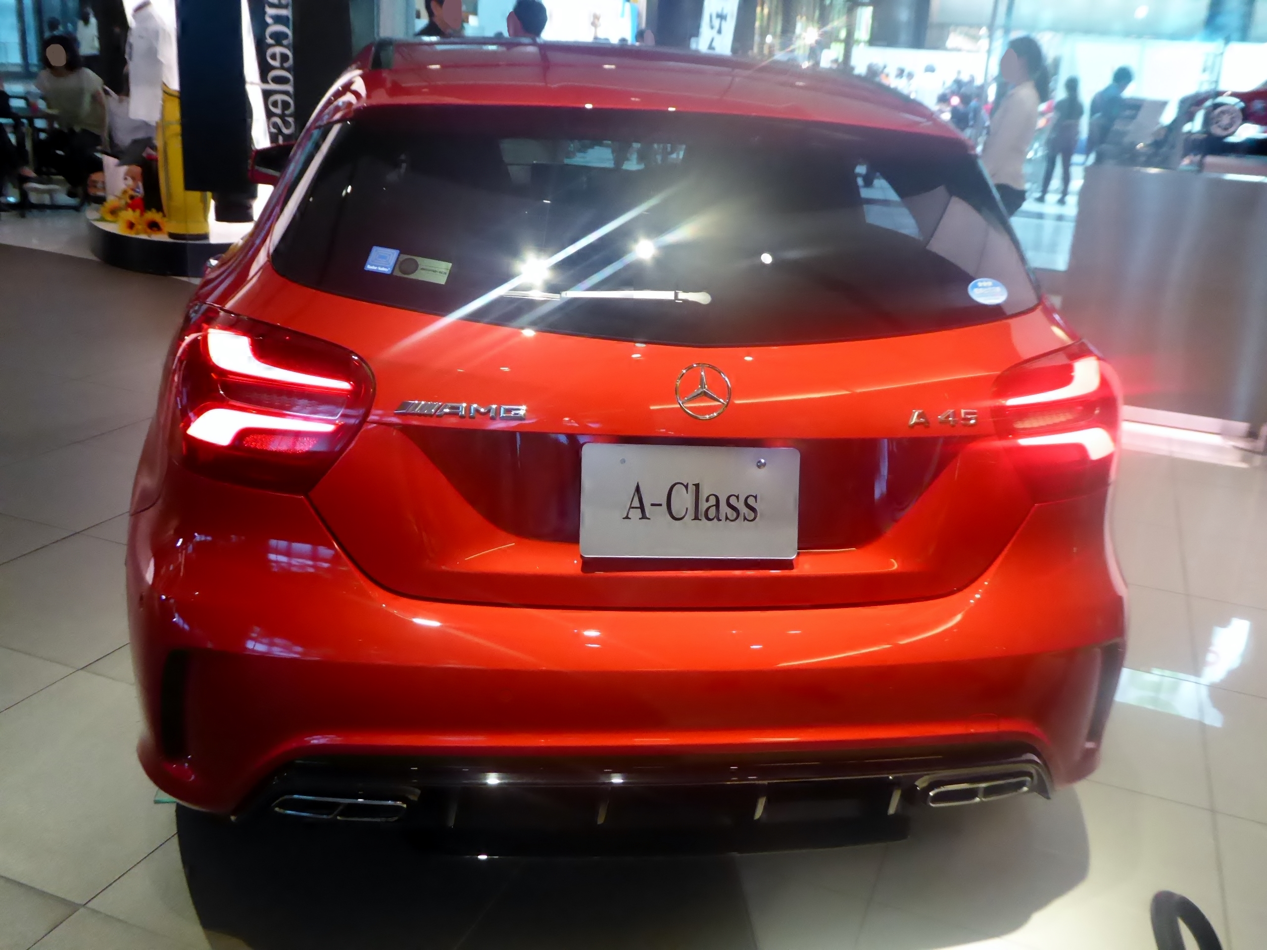 File:Mercedes-AMG A45 4MATIC (W176) rear.jpg - Wikimedia Commons