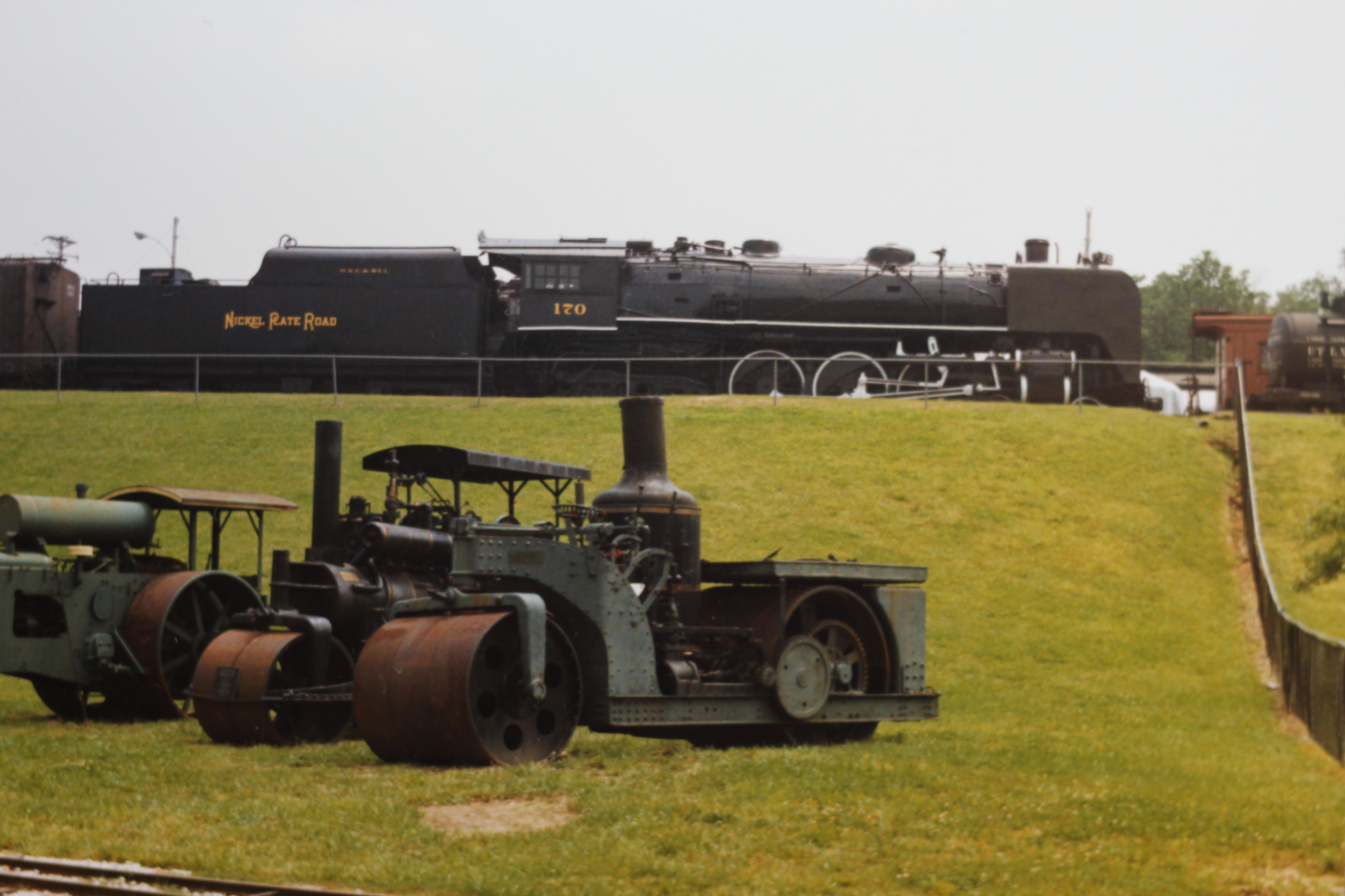 OE464 RP 1933/50s NEW YORK CHICAGO St LOUIS RAILROAD LOCO #319 PEORIA IL