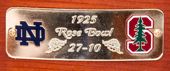 File:Notre Dame - Stanford 1925 Rose Bowl Game Score Plate.jpg