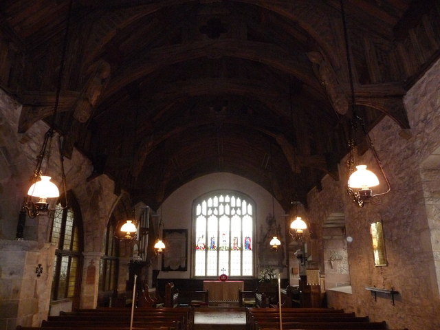 File:Part of the interior of St. Mary's church, Cilcain - geograph.org.uk - 2696482.jpg