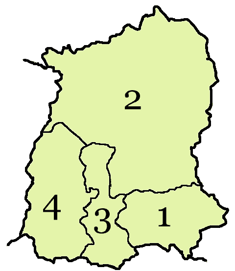 Map Of Sikkim With Districts File:sikkim-District-Map-Num.png - Wikimedia Commons