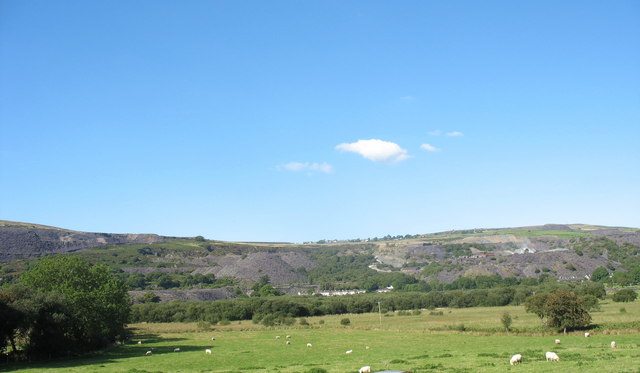 File:Site of the Lower Nantlle Lake - geograph.org.uk - 235707.jpg