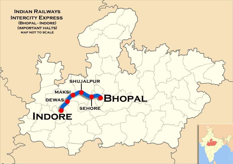 File:(Indore - Bhopal) Intercity Express Route map.jpg