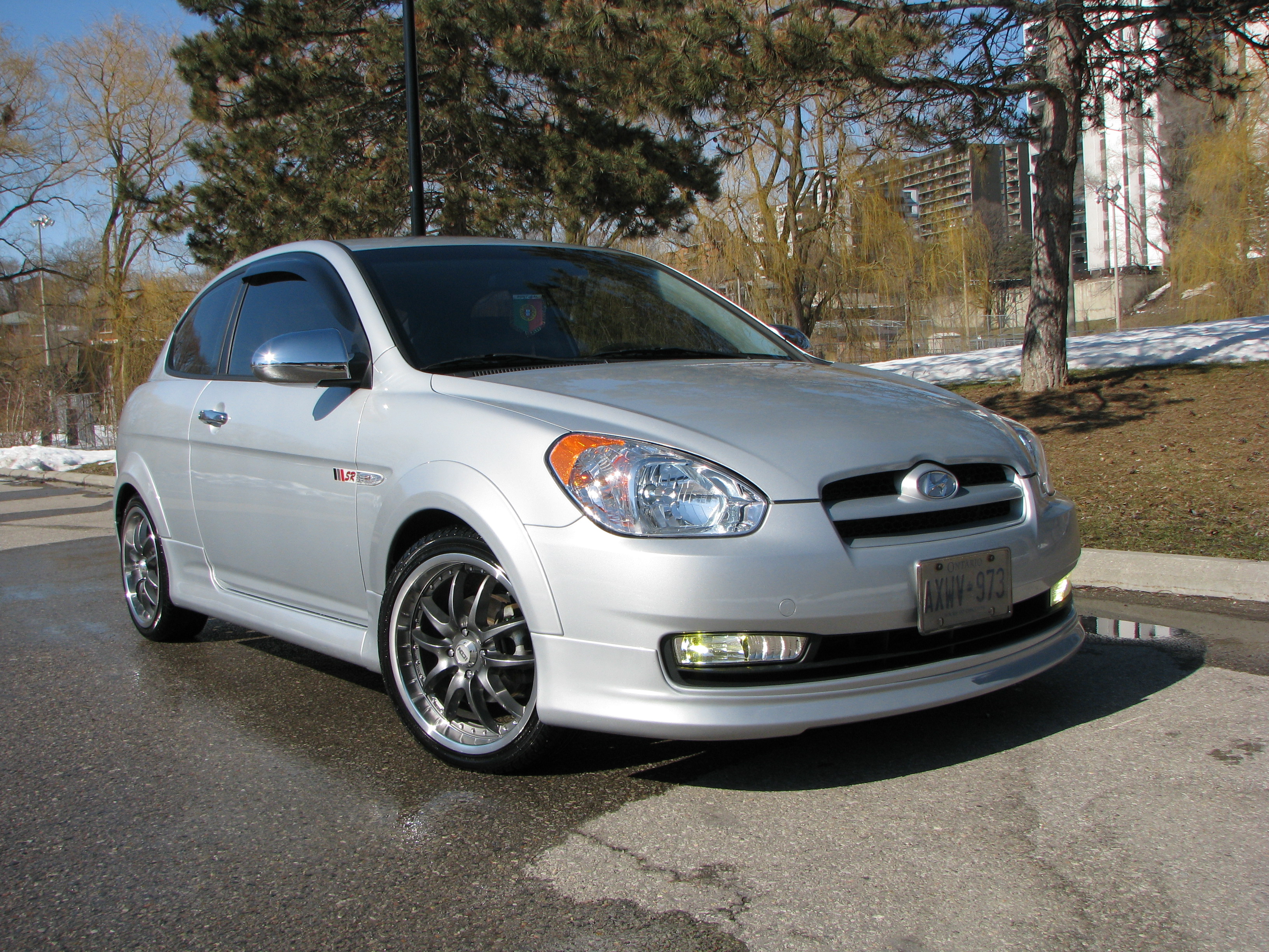 2008 hyundai accent hatchback custom