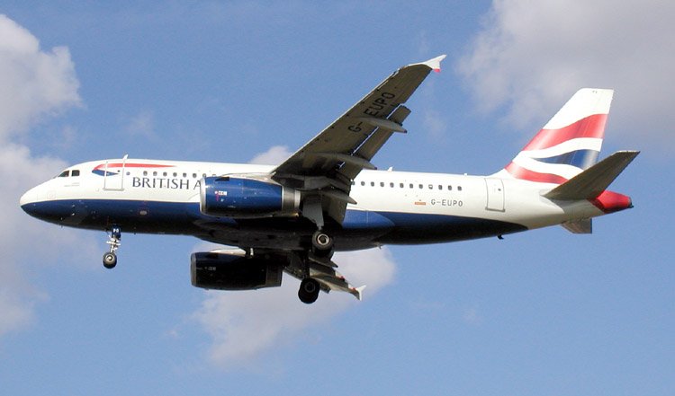 British Airways Airbus A319-100 (G-EUPO)