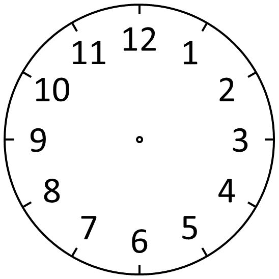 clocks clipart with no hands