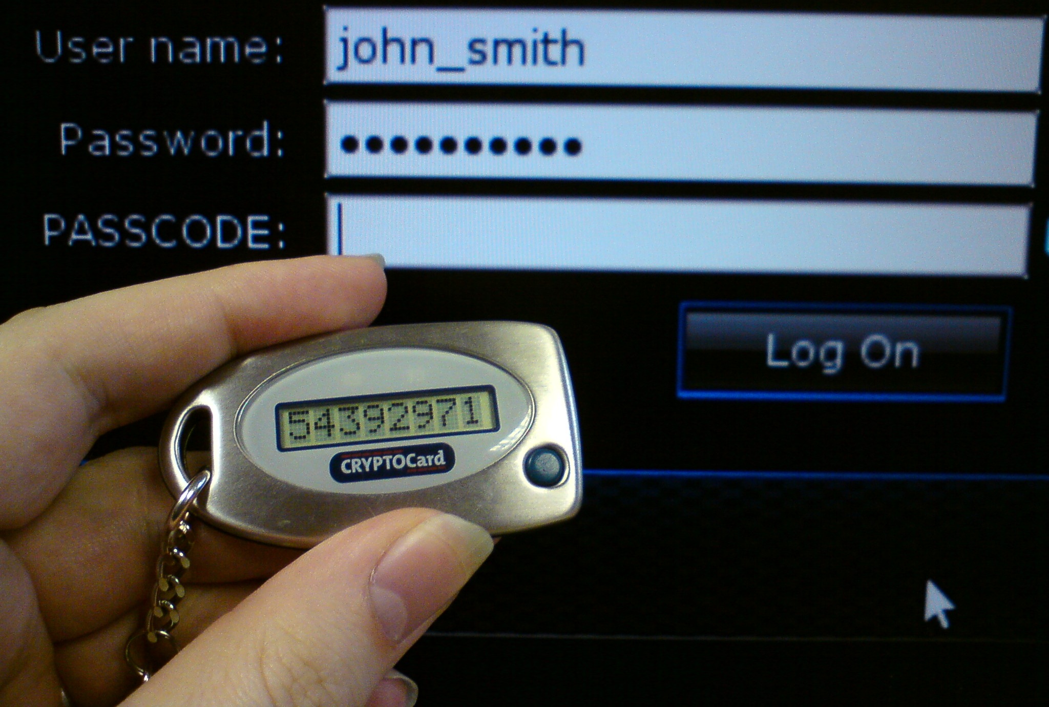 One Token Password Image