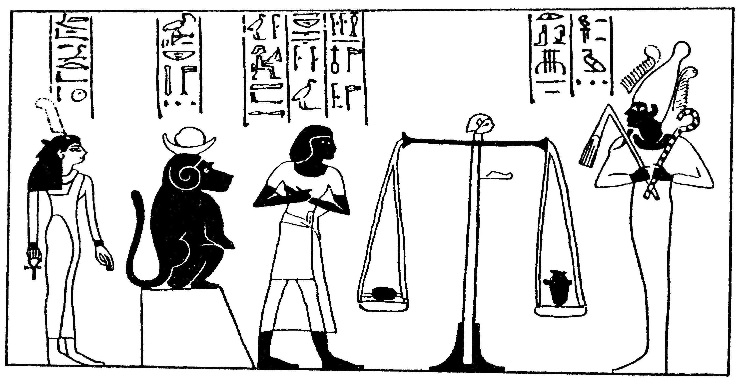 Древний Египет Маат весы