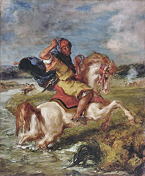 File:Delacroix, Moroccan Horseman Crossing a Ford.jpg