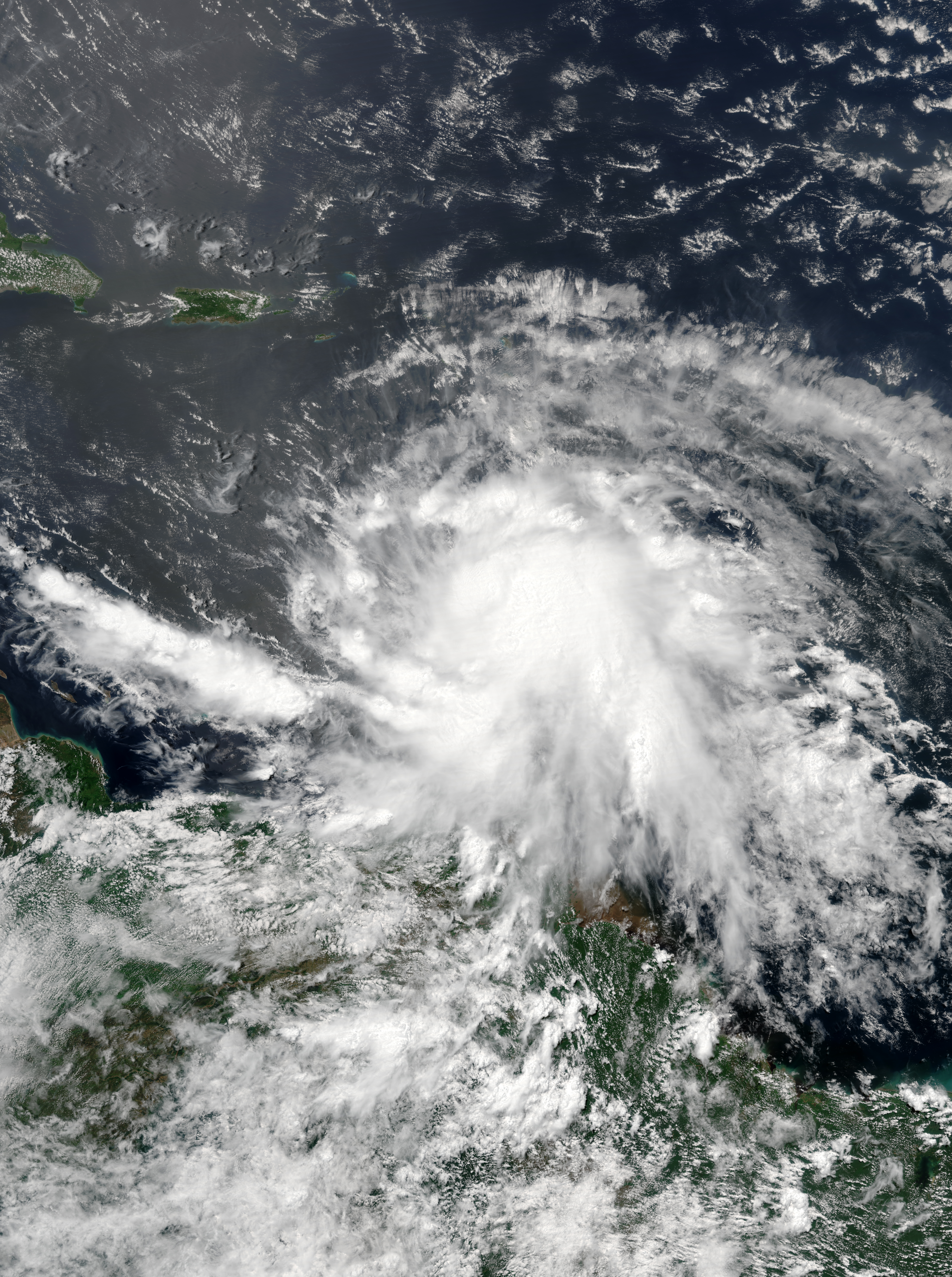 Tropical Storm Bret no more; storm falls apart in the Caribbean