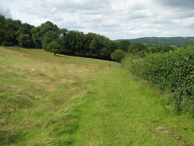 File:Footpath down to Caswell Wood - geograph.org.uk - 507896.jpg