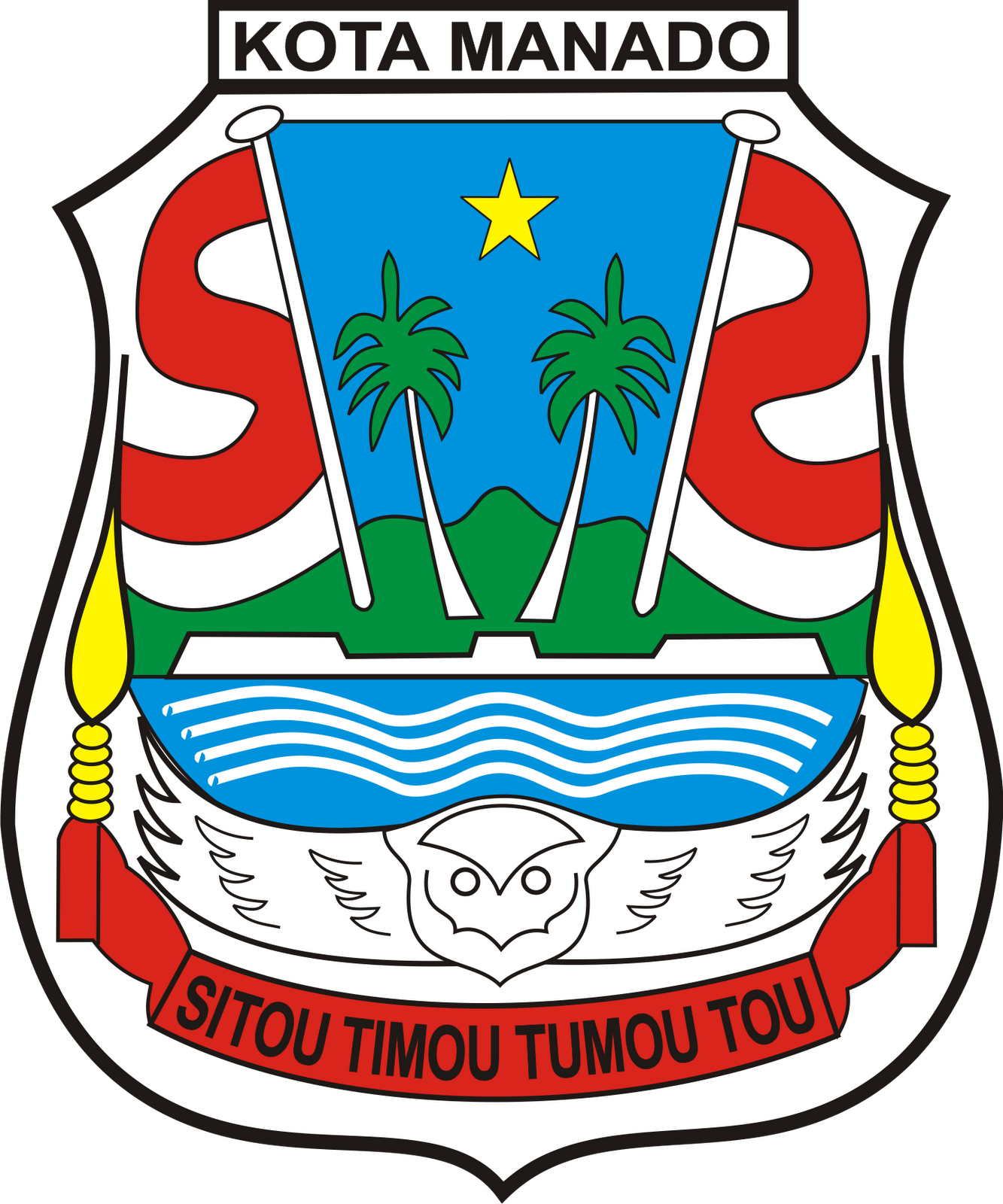 Berkas Lambang Kota Manado png Wikipedia bahasa 