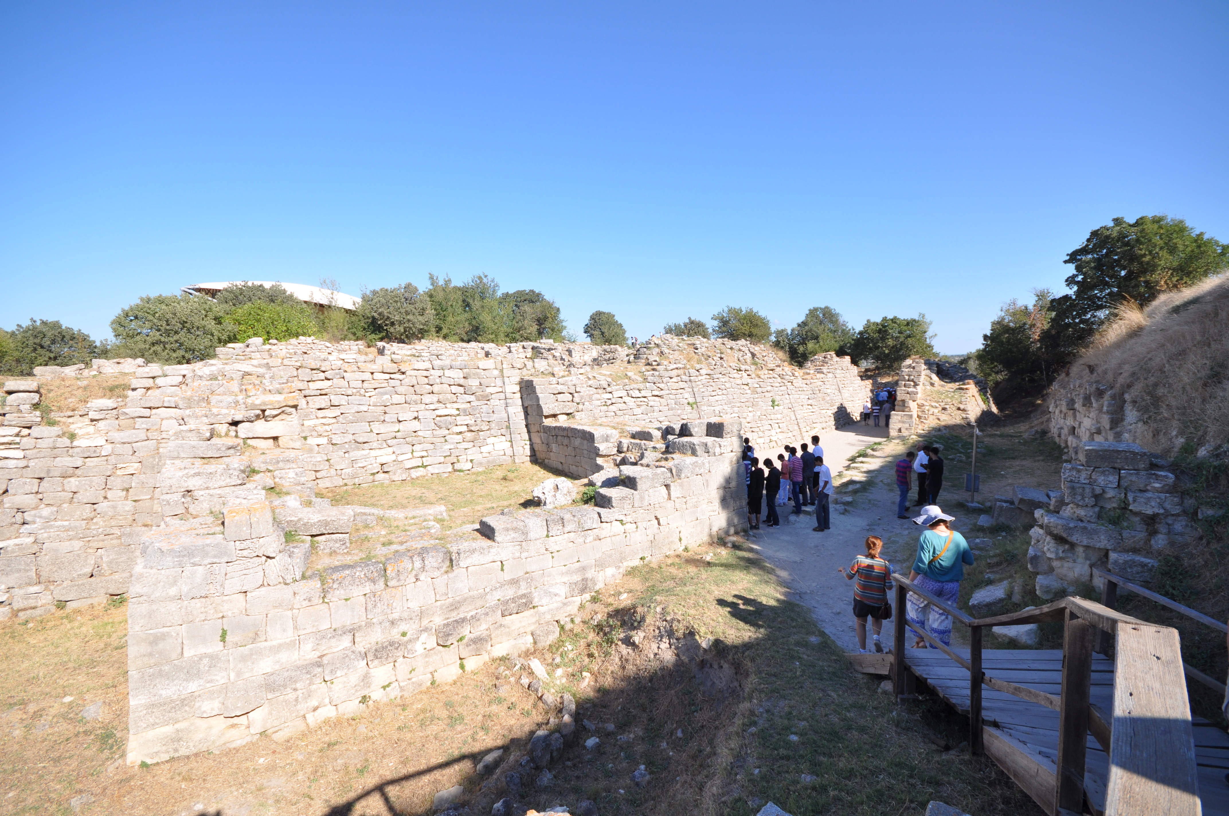 city of troy walls