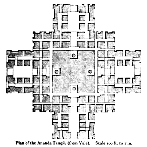 File:Plan of Ananda Temple Myanmar.jpg