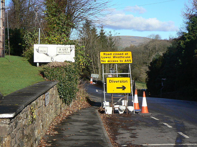 File:Road junction at Burton-in-Lonsdale - geograph.org.uk - 1584769.jpg