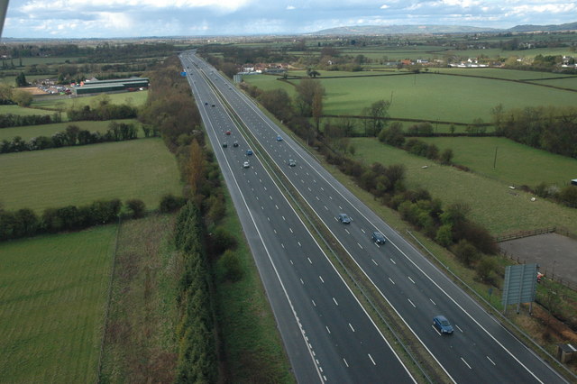 File:The M5 Motorway at Staverton - geograph.org.uk - 929293.jpg